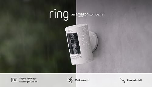 Ring Outdoor Camera Battery (Stick Up Cam) | HD wireless outdoor Security Camera 1080p Video, Two-Way Talk, Wifi, Works with Alexa | alternative to CCTV system | 30-day free trial of Ring Protect