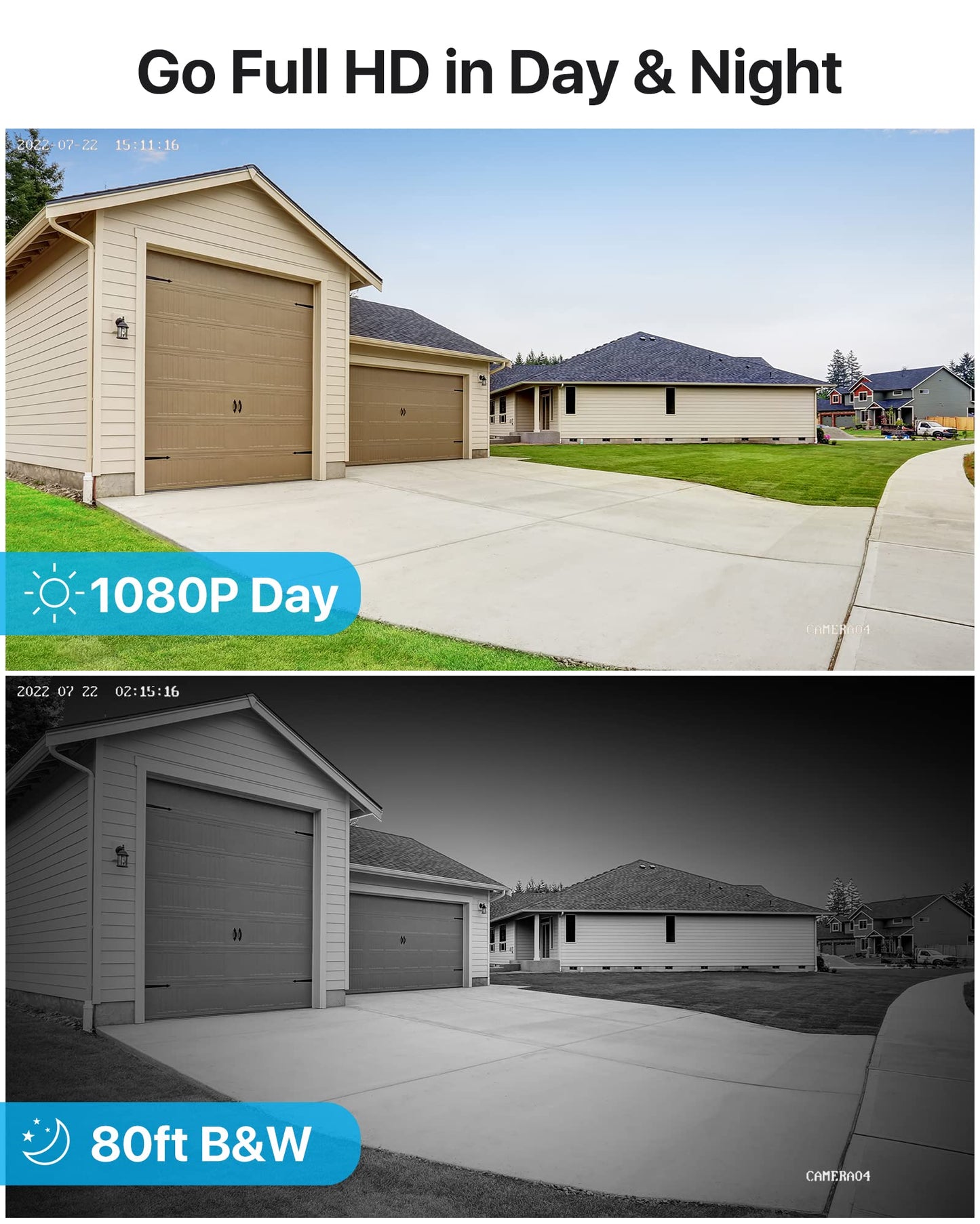 ZOSI 8 Channel 1080P CCTV Camera System with AI Human Vehicle Detection, 5MP Lite H.265+ DVR with 1TB Hard Drive and 4x 1080P 2MP Dome Security Cameras Indoor Outdoor with Night Vision,Remote Access