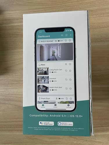 WUUK 2K Wireless Outdoor Security Camera, 32GB Local Storage Base Station, No Monthly Fee, Battery Operated Camera, Night Vision, Home Security Camera System, Compatible with Alexa & Google