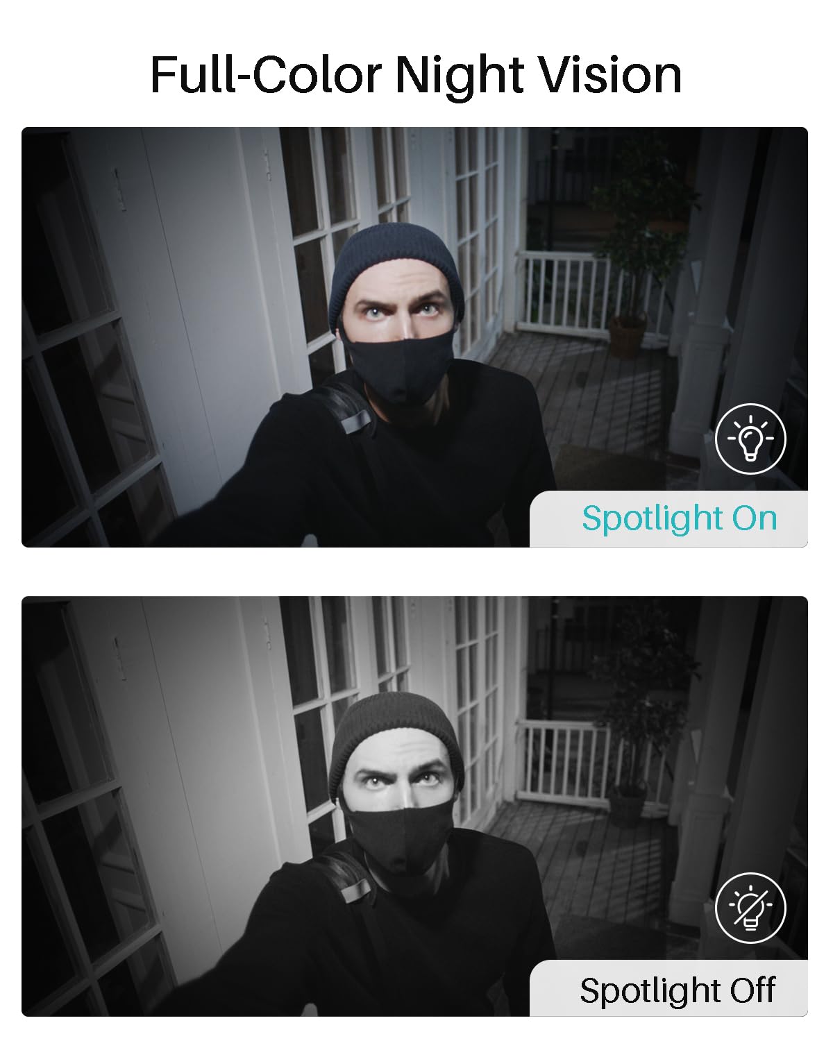 WUUK 2K Wireless Outdoor Security Camera, 32GB Local Storage Base Station, No Monthly Fee, Battery Operated Camera, Night Vision, Home Security Camera System, Compatible with Alexa & Google