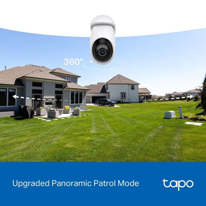 Tapo C560WS 4K 8MP Security Camera Outdoor, Outdoor Camera,Local Facial Recognise,Starlight Colour Night,CCTV Camera,IP66,360°AI Detection,WiFi 6,Flexible Storage,Google Home/Alexa,No Monthly fee