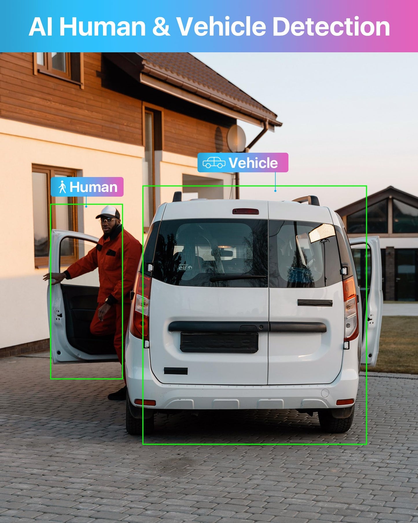 ZOSI 8 Channel 1080P CCTV Camera System with AI Human Vehicle Detection, 5MP Lite H.265+ DVR with 1TB Hard Drive and 4x 1080P 2MP Dome Security Cameras Indoor Outdoor with Night Vision,Remote Access