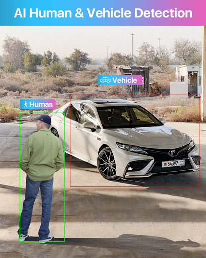 ZOSI 8CH CCTV Camera System with AI Human Vehicle Detection, 5MP Lite DVR and 8x 1080p 1920TVL Security Cameras Outdoor Indoor, Email Alert, Smart Playback, 80ft IR-Night Vision, 1TB Hard Drive